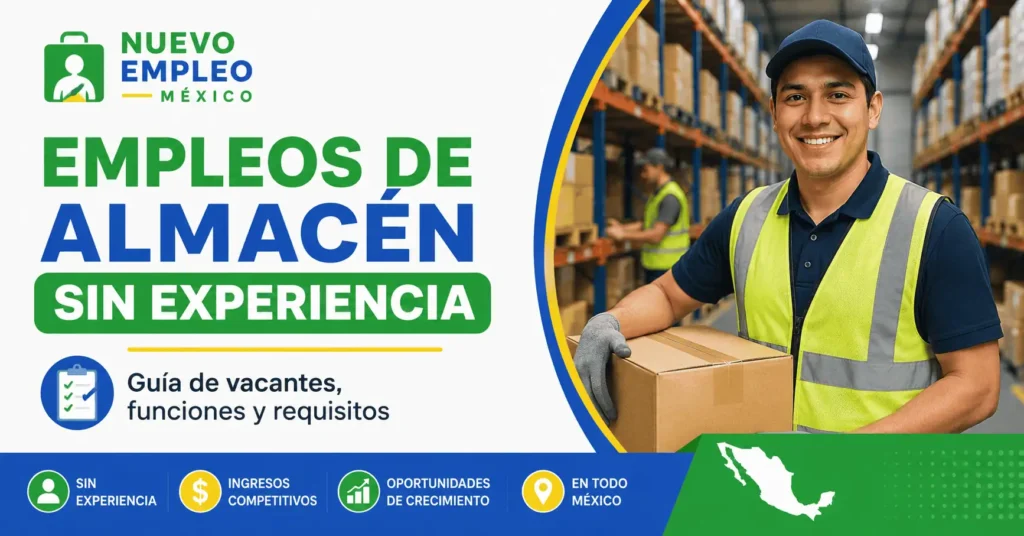 Empleos de almacén y bodega sin experiencia