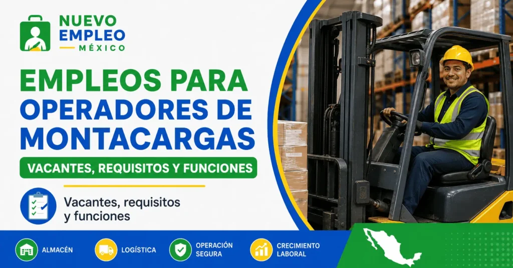 Empleos para operadores de montacargas