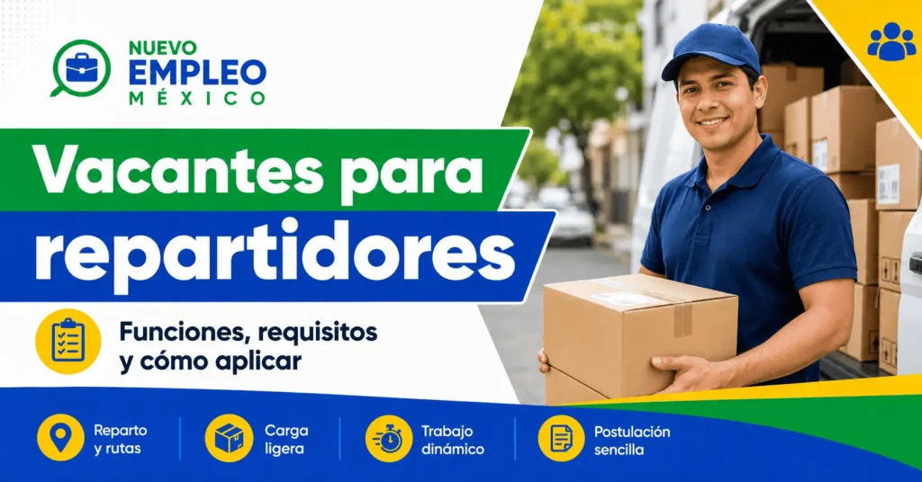 Vacantes para repartidores y auxiliares de reparto