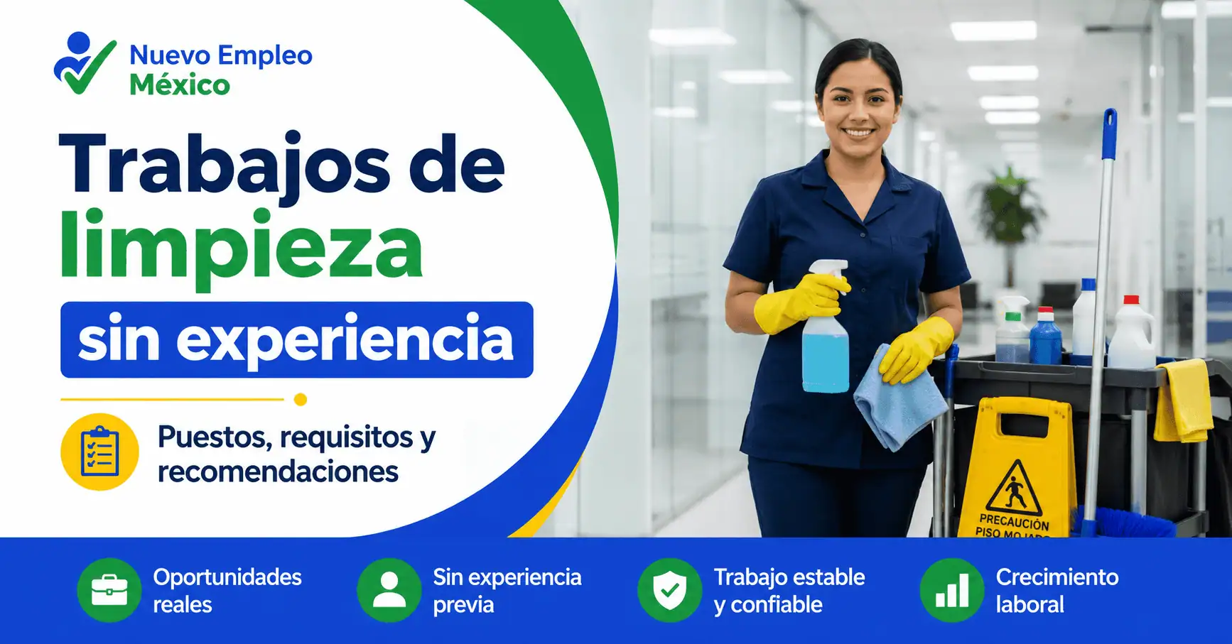 Trabajos de limpieza sin experiencia