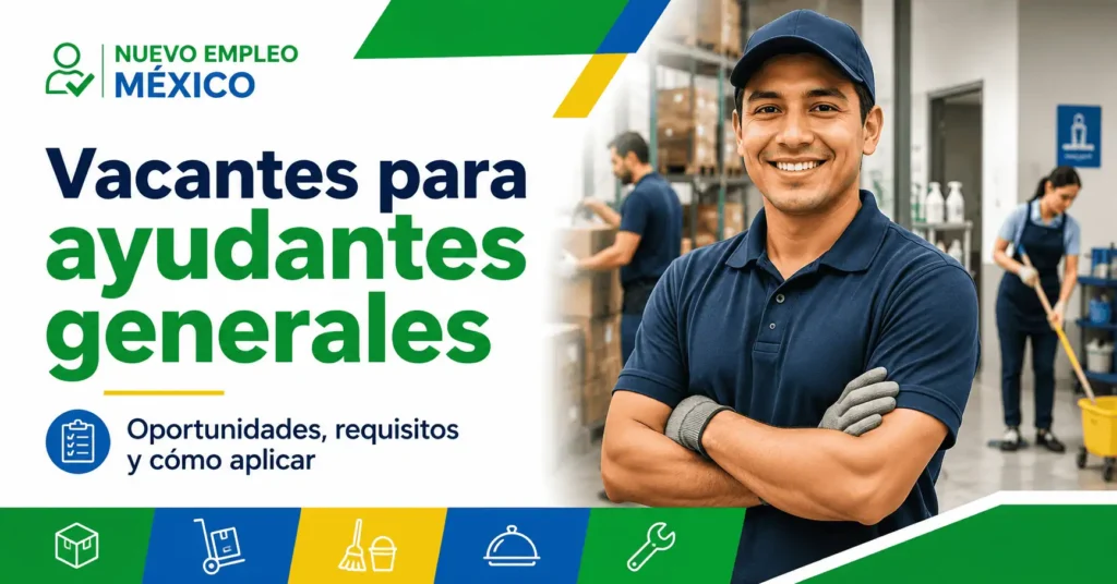 Vacantes para ayudantes generales